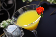 ノンアルコール|プッシーフット 850円|オレンジジュースやグレナデンシロップに卵黄を加えた、甘くて濃厚な口当たりのカクテル。