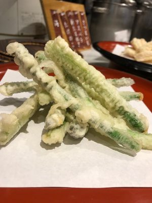 アスパラ天