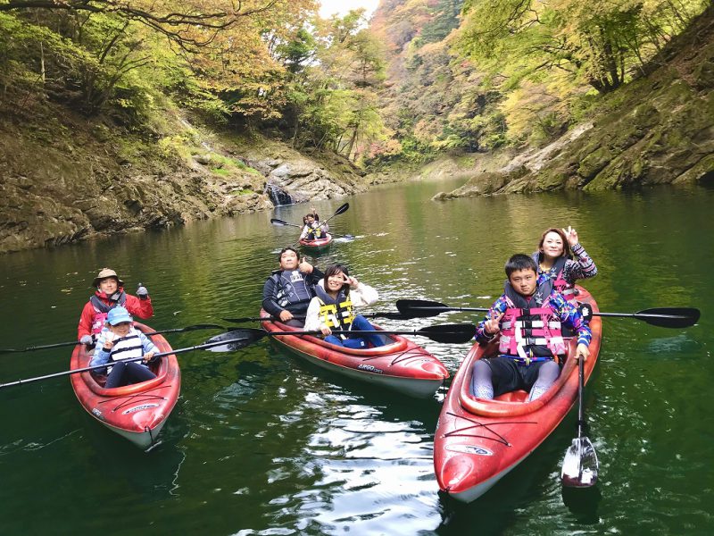 【塩原渓谷探検ツアーへ！】カヌーに挑戦★