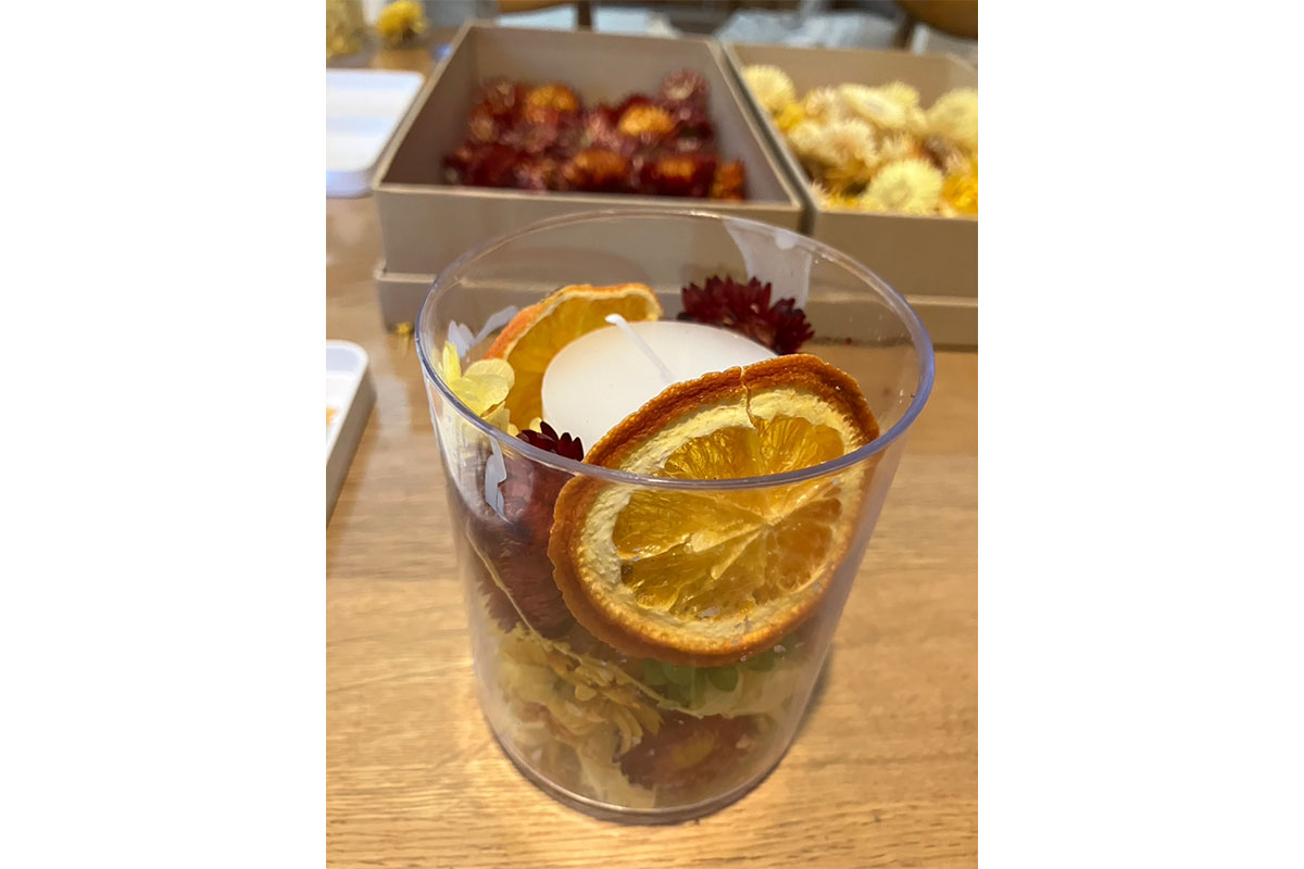 ボタニカルキャンドル