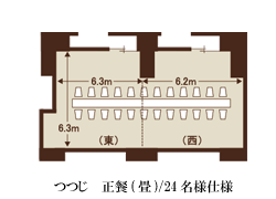 和宴会場・会議場「つつじ」