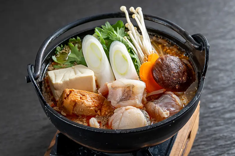 鮟鱇鍋　日光蔵出し味噌仕立て