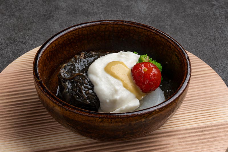 特選牛の黒味噌シチュー