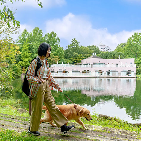 愛犬と過ごす素敵な休日