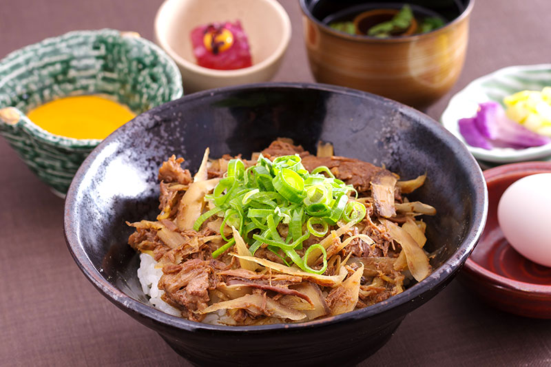 栃木県産霧降高原牛しぐれ煮丼