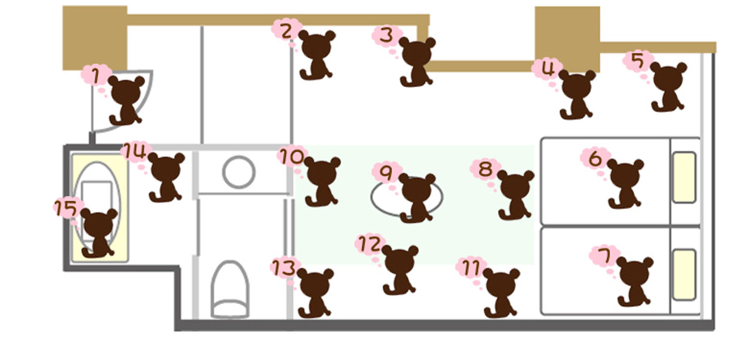 ベビールーム見取り図