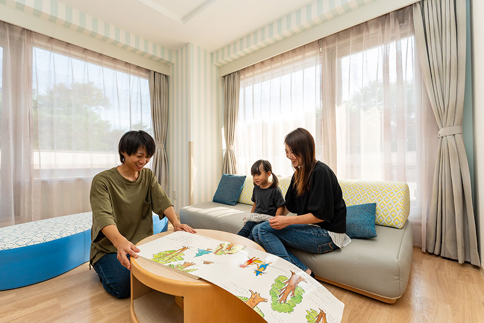 お部屋へ